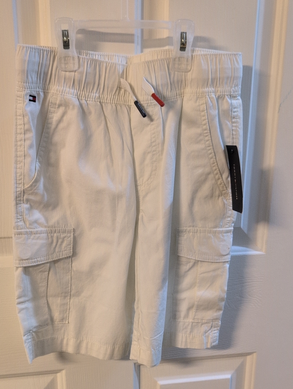 NWT Tommy Hilfiger Kids White Cargo Shorts